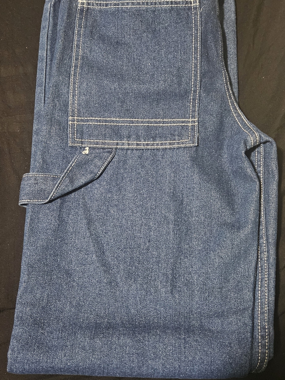 High-Rise Women's Blue Denim Jeans - Classic Pocket Detail